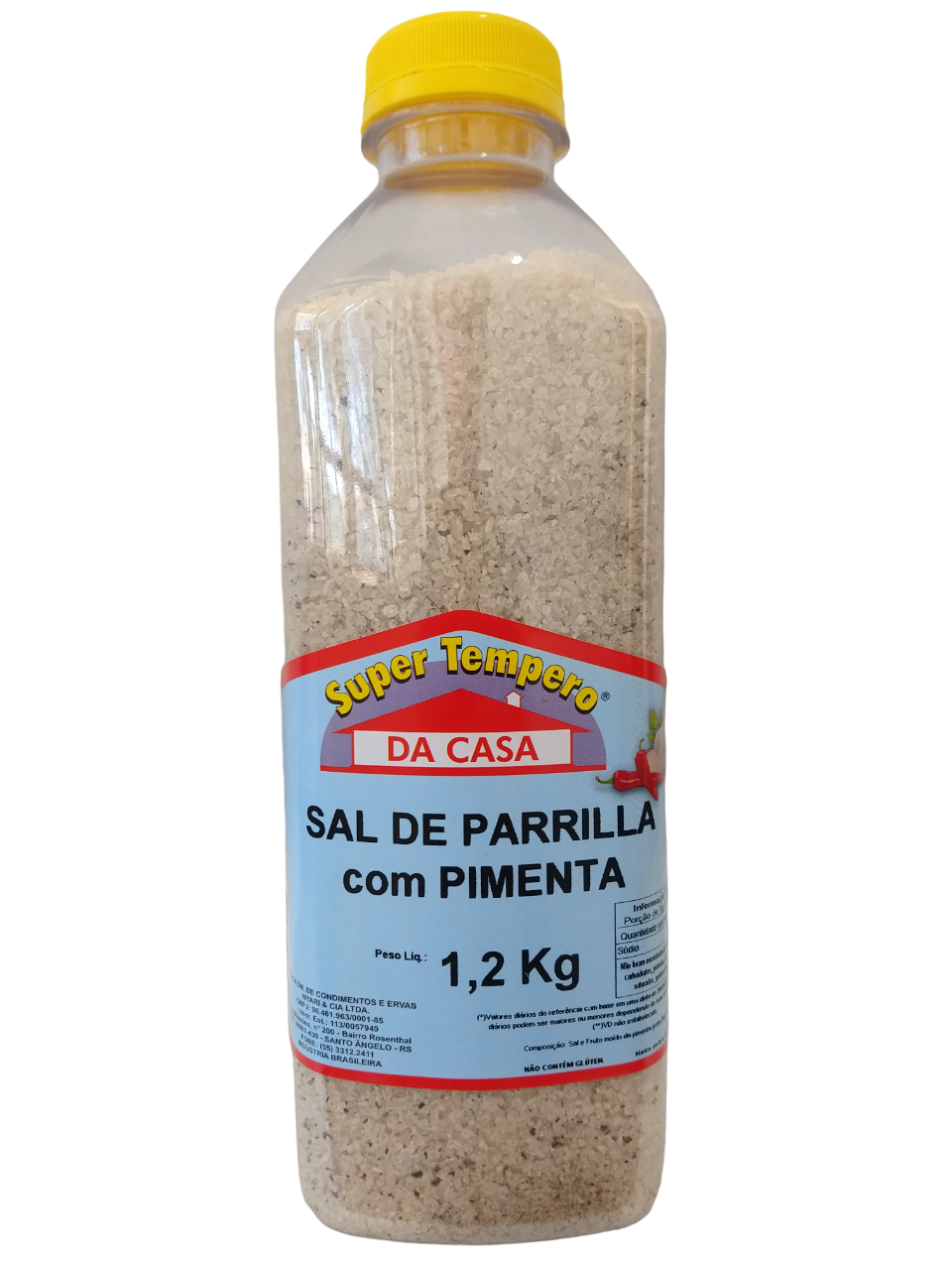 Sal Entrefino de Parrilla com Pimenta Preta